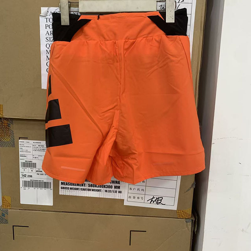 Terrex Adidas Hem Slit Color-Block Woven Outdoor Sports Trail Running Shorts Men's New Model Jf1229