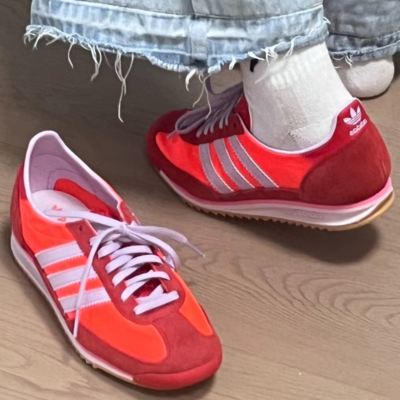 Adidas Trefoil Men's and Women's Shoes Summer Sl 72 Retro Thin-Soled Sneakers T-Toe Shoes Jh7392 Adidas Trefoil Men's and Women's Shoes Summer Sl 72 Retro Thin-Soled Sneakers T-Toe Shoes Jh7392