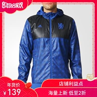 ADIDAS Men Chelsea Team Trùm đầu Kéo thẳng Thể thao Kem chống nắng Áo gió nhẹ B28323 mau ao gio nam dep