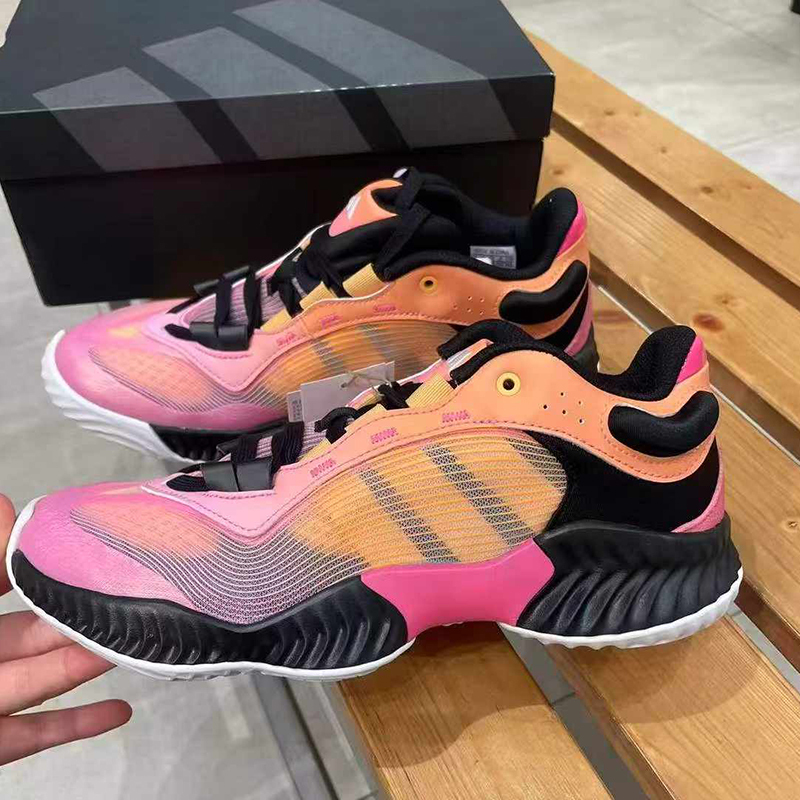 Adidas Pro Ventilate Men's Low-Top Cushioning Breathable Sports Practical Basketball Shoes Jh5840