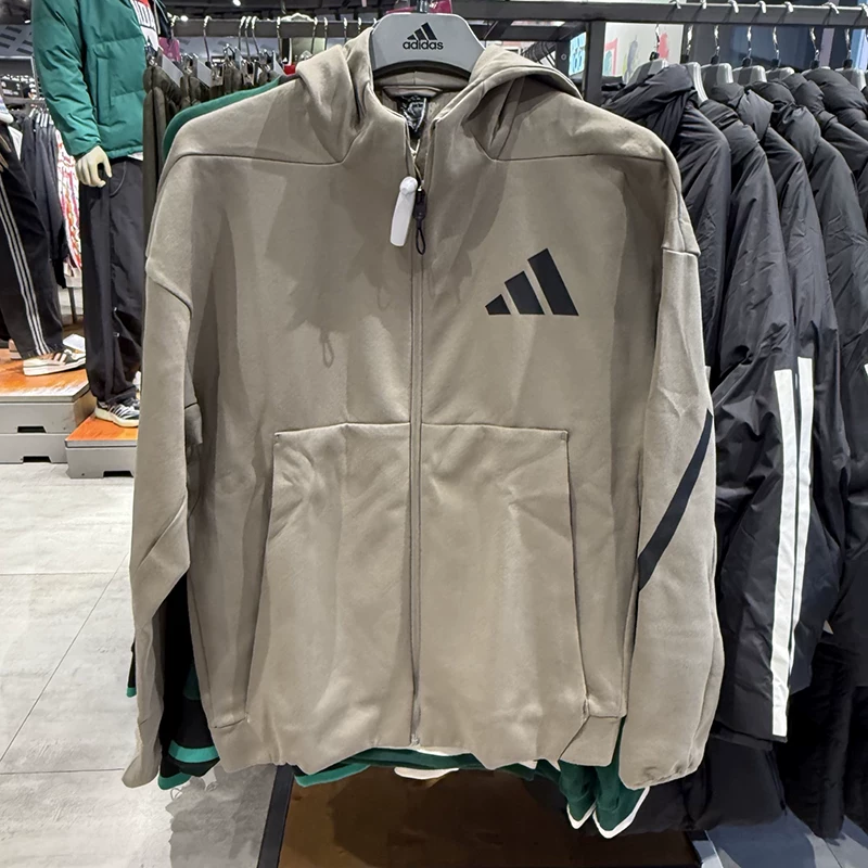 Куртка Adidas, вязанное платье для тренировок, худи, спортивный свитшот, для бега