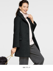 Japanese high-end women's clothing customers provide ultra-light warm air layer Hurley style woolen coats at a special price of 792