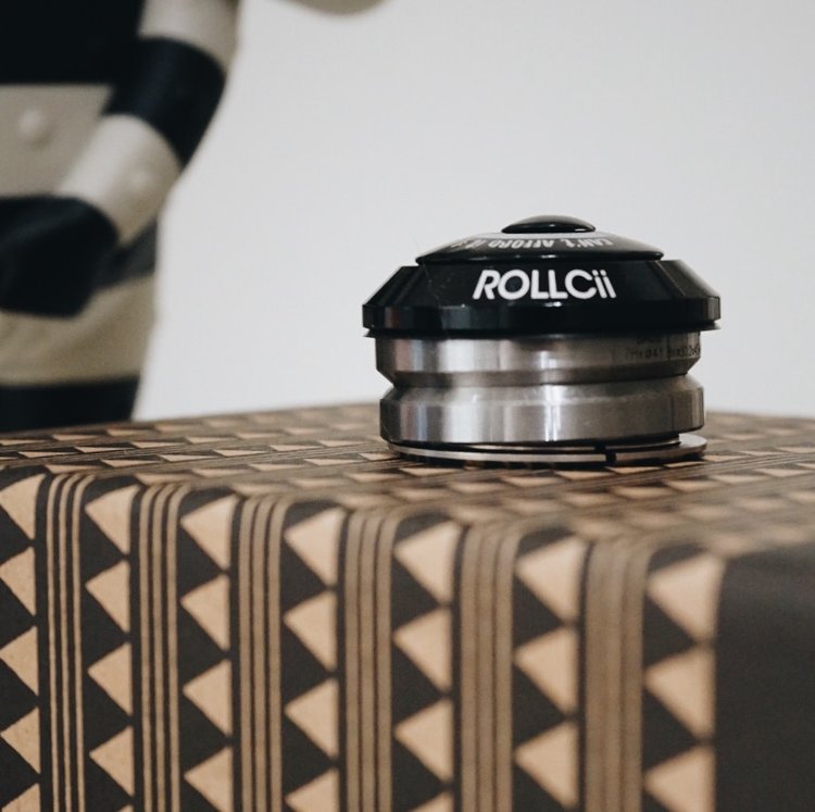 veloci head bowl group rollcii is42 road dead flying bike 41 8mm bearing head bowl black silver