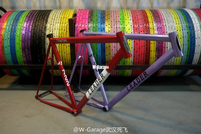 leader 722 frame field dead fly single speed bicycle steel frame