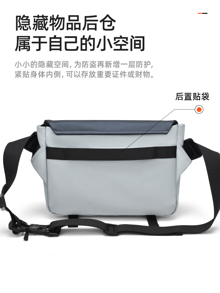 2025 New Crossbody Bag Men's Shoulder Bag Casual Commuting Cycling Chest Bag Sports Functional Portable Backpack for Outings