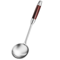 316L stainless steel soup spoon household thickened large extended grand spoon large spoon kitchen utensil set spatula frying spatula