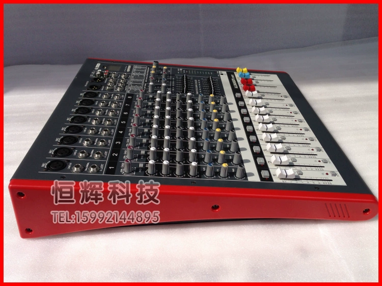 Alan Hersey ZED 8FX mixer hiệu suất sân khấu chuyên nghiệp thiết bị cưới với hiệu ứng đường USB8 đèn led nháy theo nhạc mini