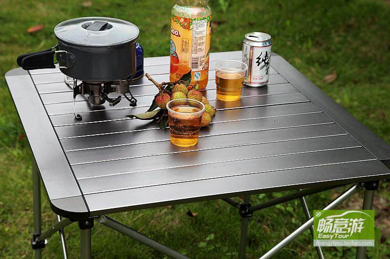 Brother BRS-Z31 BRS-Z32 outdoor folding aluminum table can be lifted and folded self-driving equipment camping