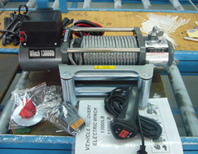 The Off-road Car Winch Motor Car Electric Winch Electric Winch Electric Windlass Winch 13000 lbs