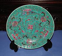 Jingdezhen ceramic export Chuanghui factory goods factory porcelain pastel decorative plate 567 porcelain ornaments collection top ten porcelain factory