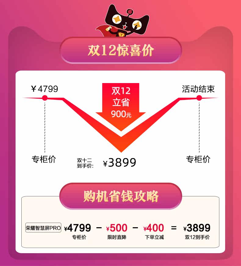 荣耀智慧屏PRO 4k超清 鸿蒙系统 无广告 55英寸 图4