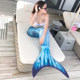 Mermaid Tail ຜູ້ໃຫຍ່ Swim Split Swimsuit ແມ່ຍິງ flippers Sexy ເຕົ້ານົມຂະຫນາດນ້ອຍເກັບກໍາ Slimming ຮູບພາບ Studio Costume