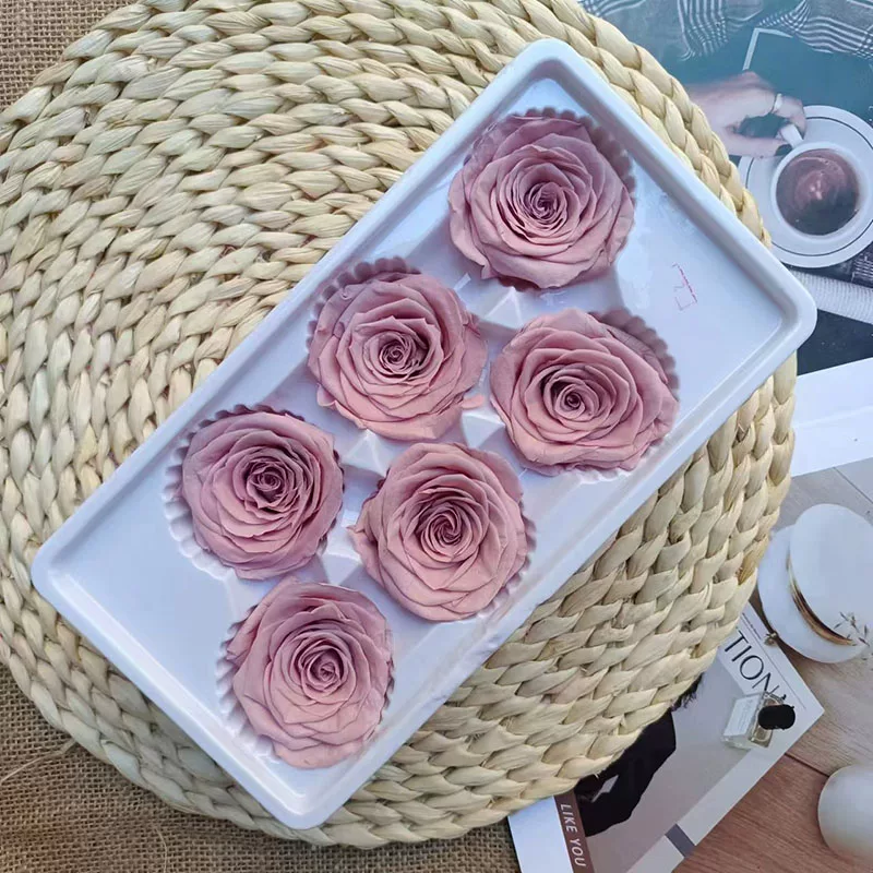 Иммортальная/бессмертная цветочная Diy материал роза B-уровня real flower засушенные цветы высококлассный ручной букет капучино набор целая коробка