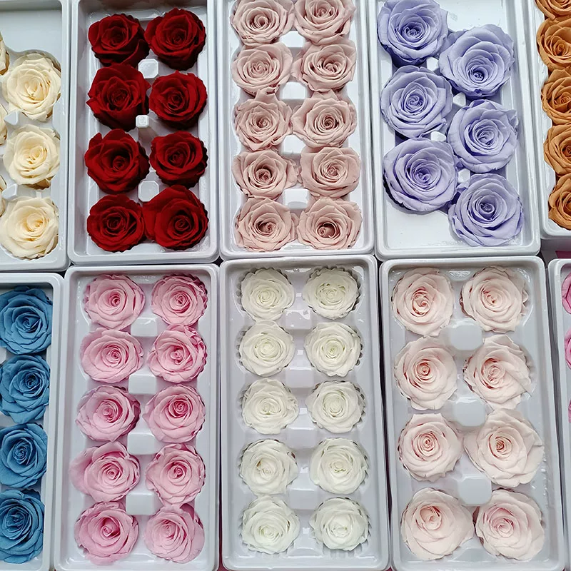 Иммортальная/бессмертная цветочная Diy материал роза B-уровня real flower засушенные цветы высококлассный ручной букет капучино набор целая коробка