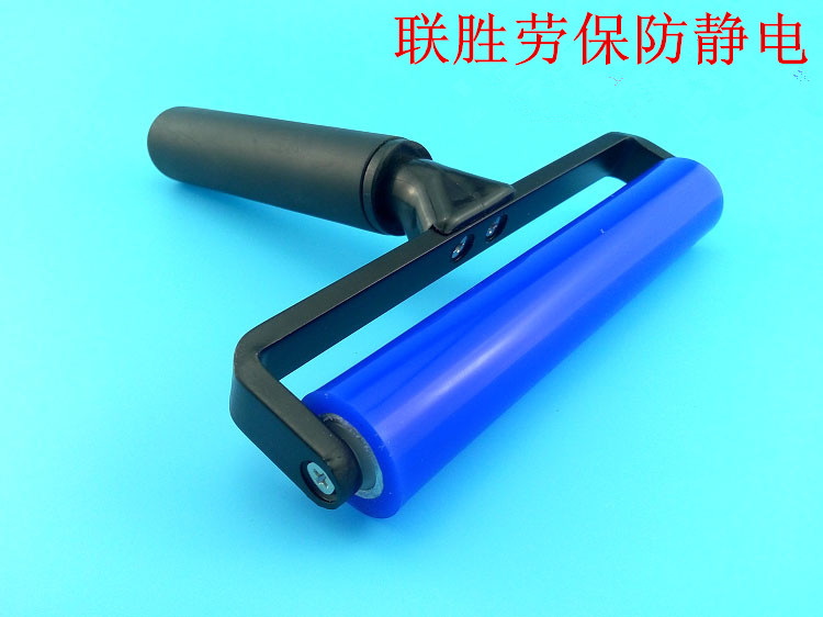 Manual anti-static sticky dust roller dust removal ash silica gel silicone adhesive dust roller 4681012 inch