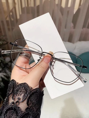 Южная Корея Кала -Кинель, сочетание излучающих световых очков миопий, большая рама, глаза плоского света.