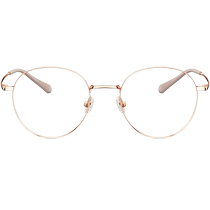 Mosen glasses frame gold retro womens myopia glasses can be equipped with mens anti-blue light glasses frame MJ7320