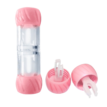 Anton Silicone Rigid Contact Lens Case Detachable Double-Headed OK Mirror Case RGP Mirror Companion Box Womens Portable Compact