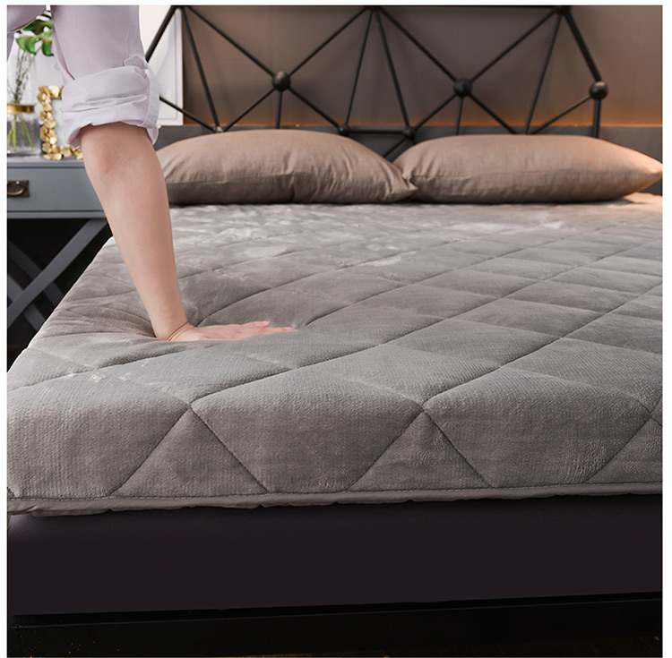 Bắc Âu nhỏ gọn dày flannel nệm miếng đệm 1,5m 1.8m đôi tatami nệm pad xốp là 1,2 m - Nệm nệm