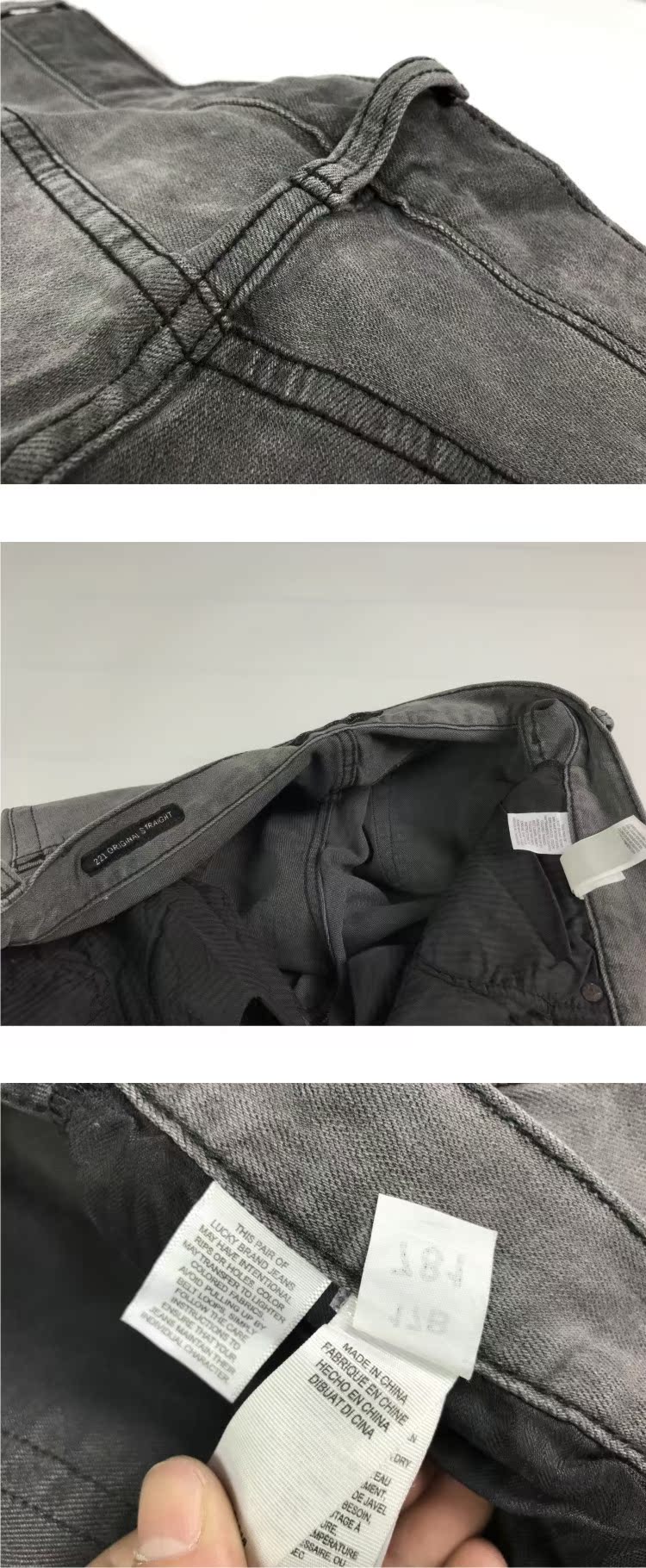 Ra nước ngoài quần lửng ống nhỏ ống thẳng quần jeans đơn giản, quần âu có quần XL nam béo shop quần áo nam