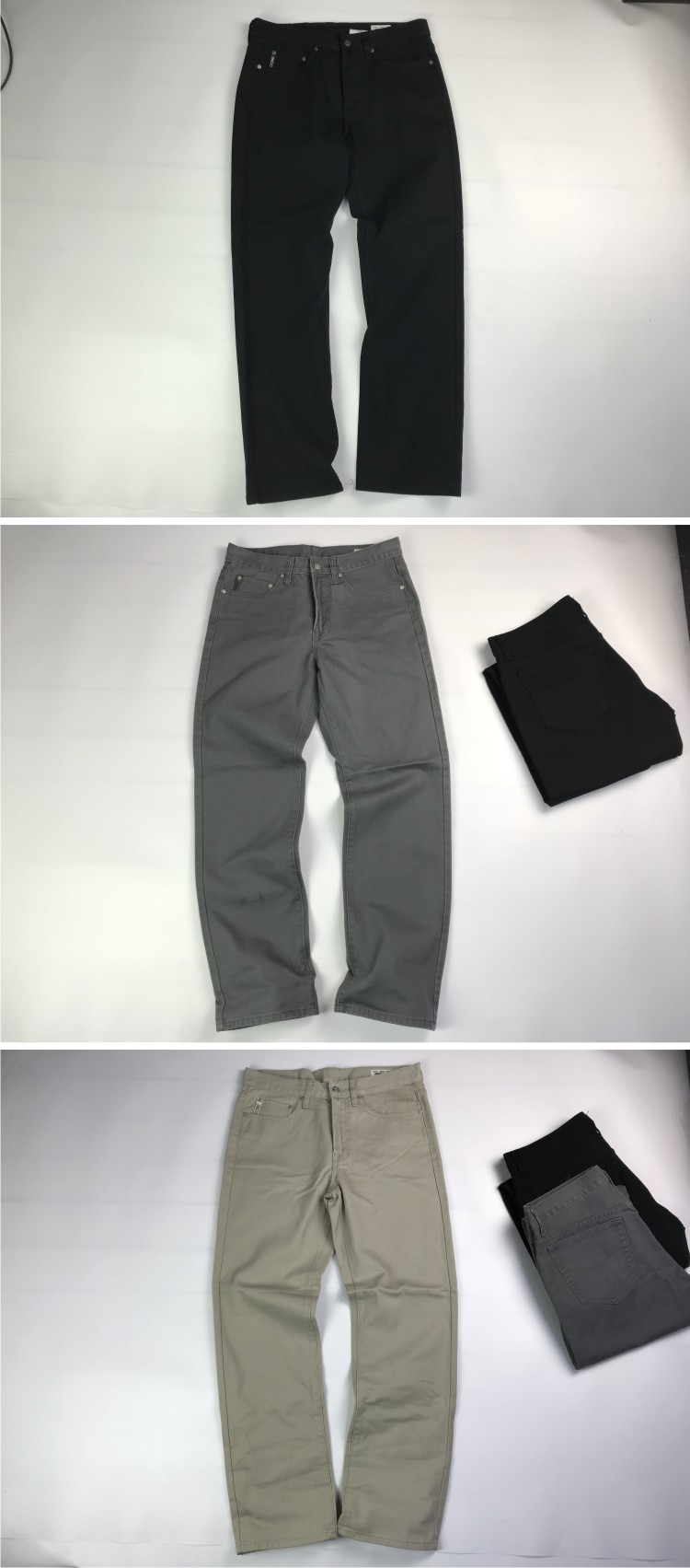 Quần áo bảo hộ lao động Quần cotton thoải mái Giặt vải chéo dày Châu Âu và Mỹ Đơn giản Quần dài nam XL lỏng quần dài nam