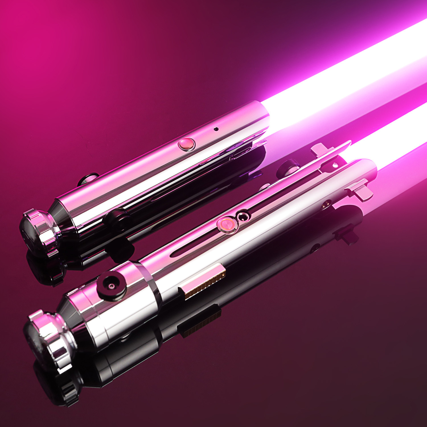 Damien lightsaber - double-edged lightsaber X pixel smooth lighting nine sets of sound effects smooth wave infinite discoloration
