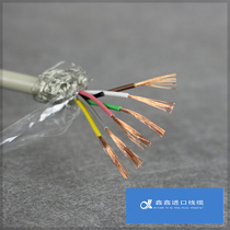 Imported cable Germany 6-core 0 25 square shielded signal control line oil-resistant soft tensile flame retardant
