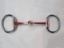 Equestrian supplies British armature D-type horse chew stainless steel copper material Knight equipment