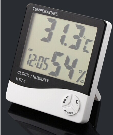 Export foreign trade high definition large screen thermometer hygrometer increased font breeding vegetable greenhouse temperature and humidity meter