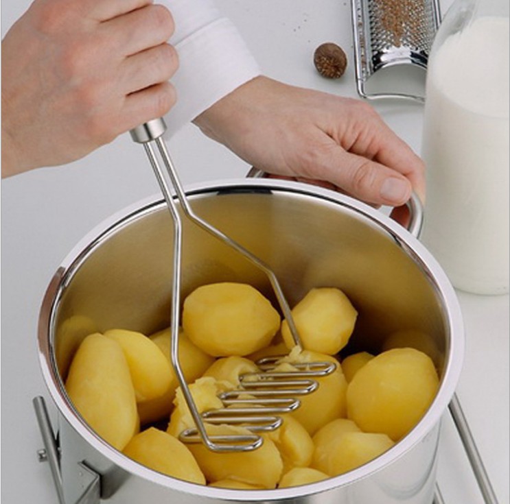 Tube handle wavy potato press Puree puree potato press mash Press