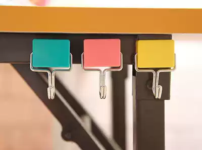 Japanese creative super strong suction magnetic adhesive hook microwave oven refrigerator no trace adhesive hook magnet adhesive hook nail free