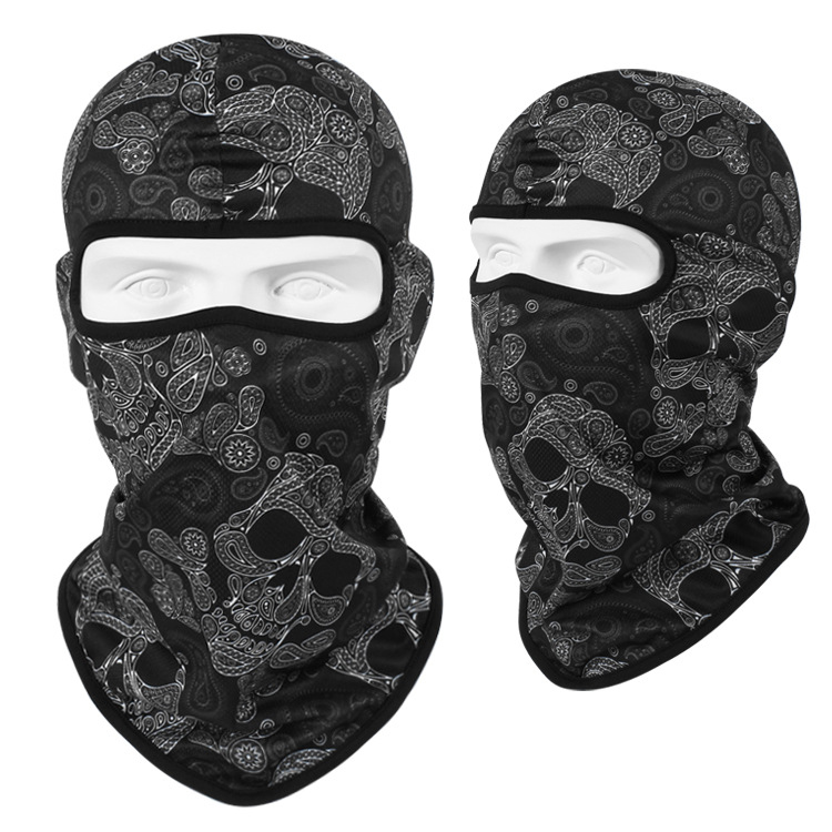 Summer sunscreen mask quick-drying headgear male riding Harley motorcycle motorcycle helmet liner cap full face gini fishing