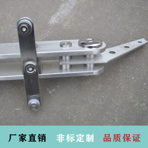 Non-standard custom stainless steel fence engineering railing column handrail NQS hanging railing glass railing field guardrail villa manufacturer