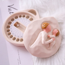 Childrens baby teeth commemorative box girls boys baby teeth box tooth collection box baby tooth fairy umbilical cord hair preservation