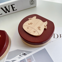 Solid Wood Childrens Milk Tooth Remembrance Box Boy Girls Milk Tooth Box Teeth Collection Containing Box Baby Fur Preservation Box