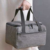 Glass Lunch Box Handbag Aluminum Foil Long-lasting Insulation Day Tie Lunch Medicine Refrigerated Portable Office Workers With Dinner Bag