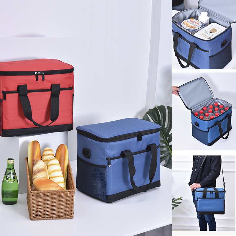 Extra-large messenger to keep warm and refrigerated aluminum foil lunch box lunch box outdoor picnic bag large-capacity multi-functional portable
