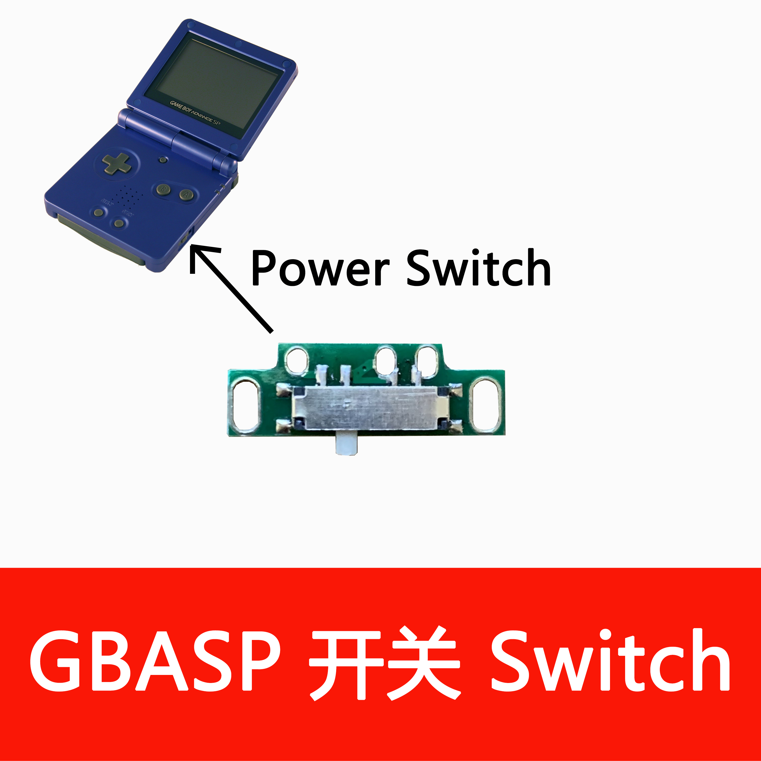 Nintendo GBA SP Power Switch Power Key New Game Machine Repair Parts
