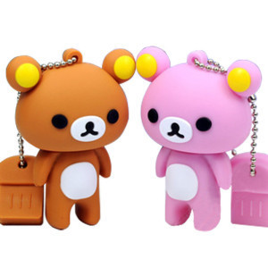 High-speed flash drive 8gUSB3 0 bear anime cartoon creative cute boys and girls mobile phone computer car U disk