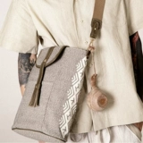 HKWorkshop Polar Day Series Большой перекрестный плечо плечо верхняя политическая популярность Пекиаризм Простой летнее ноутбук Сумка