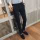 Mùa thu và mùa đông cộng với quần nhung nam xu hướng quần âu nam kinh doanh quần tây đen quần chân quần Quần nam mỏng quần lót nam
