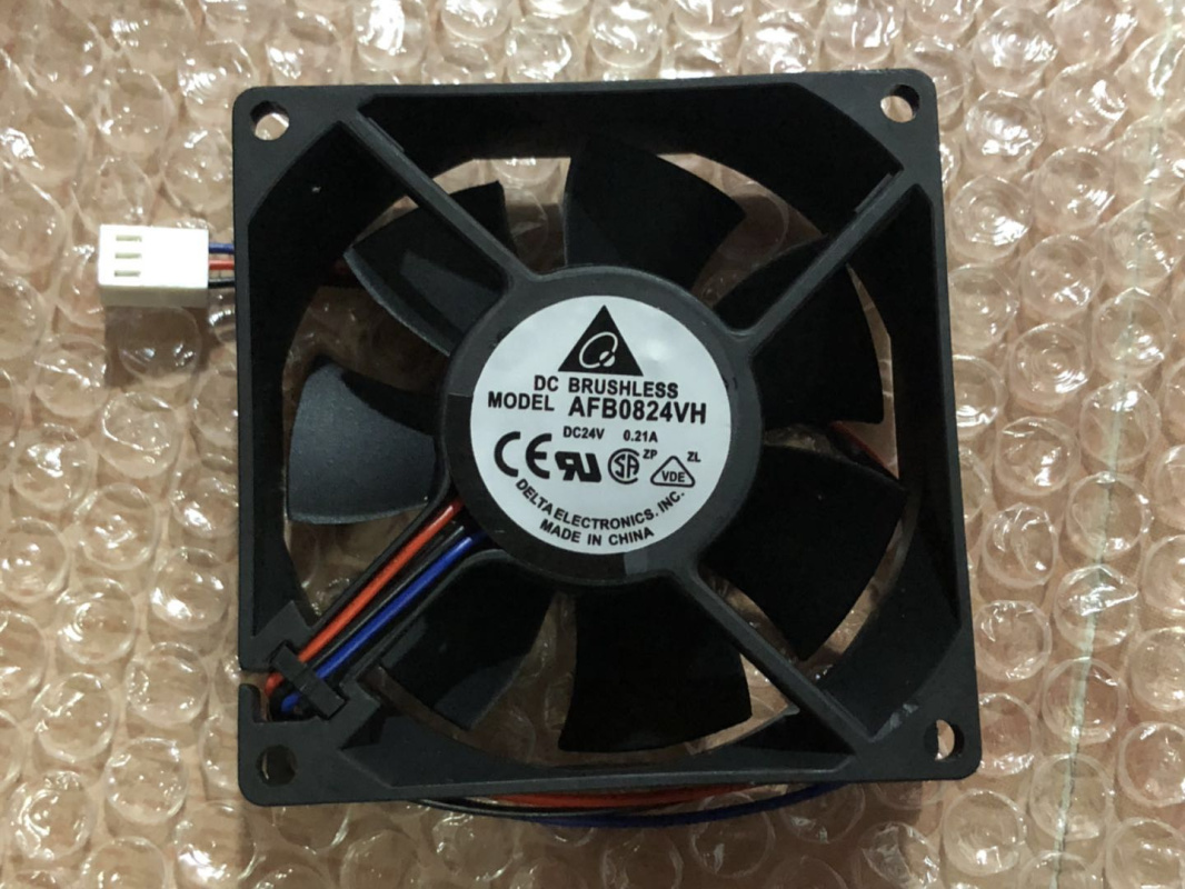 Brand new Tedda AFB0824VH SH 8025 24V 0 24V 0 33A 8 cm 8 cm inverter fan