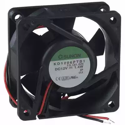KD1206PTB1 (2) GN Sunon Jianzhun DC Fan 12V 60X25MM 1 4W 23 5CFM