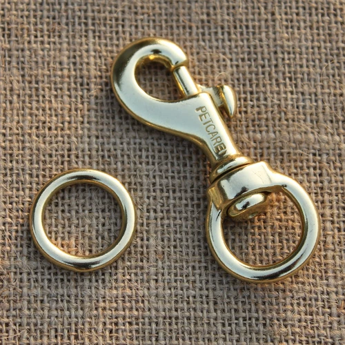 Petcare Бронзовое кольцо соединительное петля соединение медного кольцевого кольца импортированная латунная производство