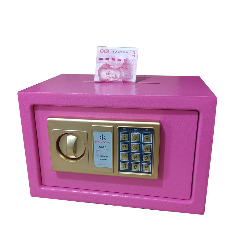Home Safe Electronic Password Safe Deposit Box Office Entrance Wall fixed headboard Deposit Money Pot Savings-Taobao