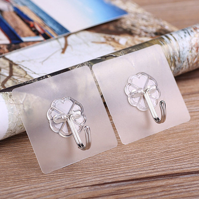 Hook powerful adhesive glued to wall wall-mounted bearing suction cup kitchen hanger with no-punched adhesive door after no-mark adhesive door