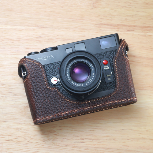 Funper Minolta Cle Camera Leather Case
