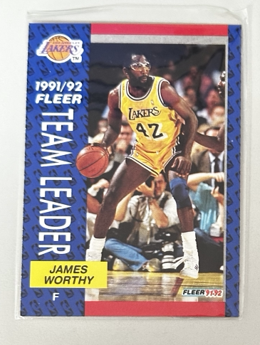 1991-92 Fleer Star Card: Chick, James Worthy, Alvin Robertson, Blakey Xx