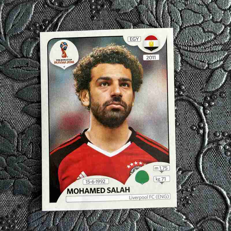 Panini 2018 World Cup Stickers Egypt Salah Hassen Khagaji Rabia Haddali so
