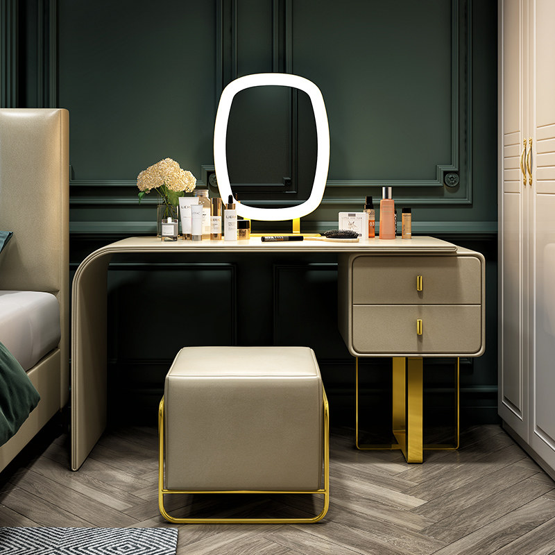 Dressing table bedroom modern minimalist net red ins style light luxury post-modern makeup table small apartment 1 meter Nordic minimalism